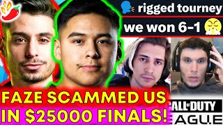 DRAMA in $25k Tourney: Team Shotzzy SCAMMED by FaZe?! 🌶️