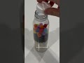 easy play activity for baby: water bottle sensory shaker