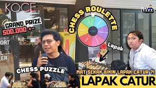 KOMBI MANIS PENGORBANAN MENTERI DI GRAND OPENING KOCE KAFEI!! FUN GAMES CATUR ROULETTE DAN PUZZLE!!