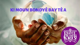 #IUIC | Izrayelit Yo: Ki Moun Bondye Bay Tè A