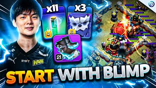 STARS Improves ELECTRO BOOTS MASS DRAGONS with EARLY BLIMP | TH17 Attack Strategy Clash of Clans