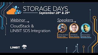 Linbit SDS Integration into CloudStack - LINBIT StorageDays: CloudStack Webinar 3