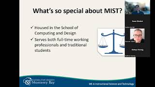 CSU Monterey Bay - MIST Program Fall 2022 Online Information Session