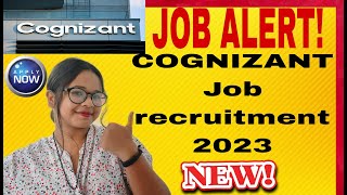 Cognizant Recruitment for Freshers 2023 Registration | Cognizant Off Campus Drive 2023 | Apply Now