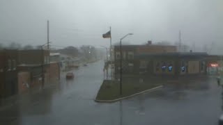 Watch: Strong Winds, Rain Blow Through Hastings, Nebraska