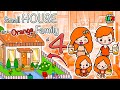 Casa Pequena Família com 4 Toca House Toca Life World Toca Boca 🧡