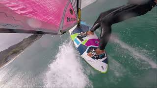 12月25日高浜 ウインドサーフィン　windsurfing FanaticFreewaveTE 86L＋naish force5.0