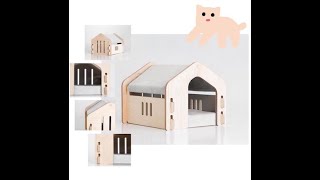 Dog cat house, pet house, pet hut, cat cave, dog cat hut, pet bed, cat bed from FAINABUDA