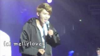 [Fancam] 110130 좋은 사람 (Good Person) - Ryeowook focused in Super Show 3, Singapore