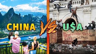 Living in China vs Living in America - Freedom... 🇨🇳 中国vs美国。。。我震惊了