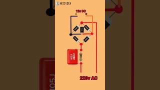 220 volt AC to 12 volt DC #needidea #electrical #electronic