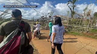 #OdettePH: Robredo visits Dinagat Islands