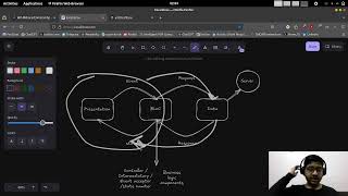 timelapse of implementing EDA and clean architecture and explaining it.