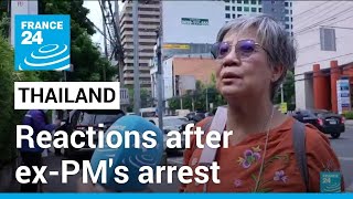 Reactions in Thailand after ex-PM Thaksin's arrest on his return from exile • FRANCE 24 English