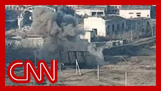 Video shows critical Bakhmut supply bridge destroyed by Russian forces