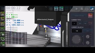 CNC Simulator CNC Freze İş Parçası ve Takım Sıfırlama