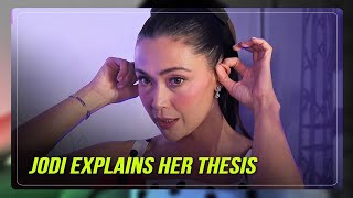 Jodi Sta. Maria's passionate explanation of her thesis and its results | ABS-CBN News