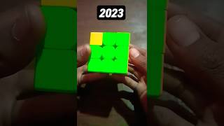 2023 Vs 2024 be like on Rubik's cube #viral #youtubeshorts #shorts 😊😊