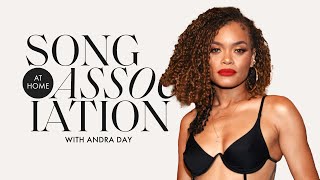 Andra Day Sings Billie Holiday, Chaka Khan, and “Rise Up” in a Game of Song Association | ELLE