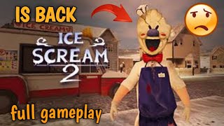 ICE SCREAM 2 | KIDNAPPER IS BACK | RED M GAMERZ  ICE SCREAM 2 |  ( IOS, Android)