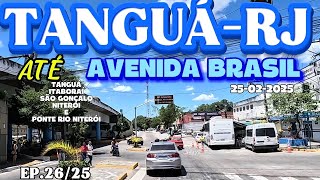 TANGUÁ-RJ ATÉ  AVENIDA BRASIL PASSANDO PELA PONTE RIO NITERÓI #br101 #riodejaneiro #ponterioniteroi