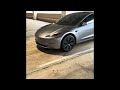 tesla model 3 quicksilver with tints