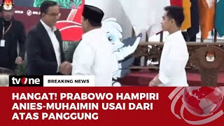 Momen Anies-Muhaimin Jabat Tangan Prabowo-Gibran | Breaking News tvOne