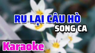 Karaoke Ru Lại Câu Hò | Song Ca Phi Nhung - Tường Nguyên | Beat Chuẩn Dễ Hát