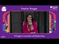 Food for Thought | Vir Sanghvi in conversation with Mandira Nayar - Jaipur Literature Festival