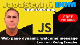 DOM welcome Message Coding Exercise JavaScript How to Challenge Learn to Code