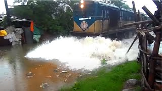 এই রেল পথ এখন অতীত । Dhaka to narayanganj । বর্ষাকালের দৃশ্য । Local train service । বিডি রেলওয়ে