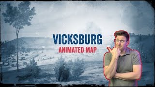 #Reaction to Vicksburg Animated Battle Map by The American Battlefield Trust #Civilwar #Vicksbug
