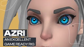 AZRI Rig Review - A Game Ready Rig with lots of features.