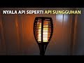 Lampu Obor LED Tenaga Surya - Menyala Otomatis Seperti Obor tanpa Api