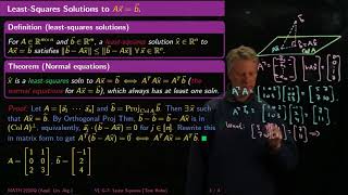 Least-Squares Approximations - Linear Algebra - G7