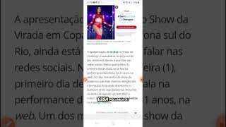 Bumbum de Anitta viraliza nas redes sociais após Show da Virada em Copacabana e VIRA POLÊMICA