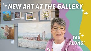 GALLERY VISIT! Artists' Cooperative Gallery Vlog! NEW ART! By: Annie Troe