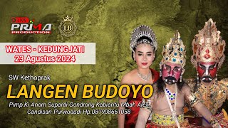 🔴LIVE KETHOPRAK ''LANGEN BUDOYO''  LAKON ' DAMARWULAN NGRATU ' // WATES-KEDUNGJATI, 23 AGUSTUS 2024