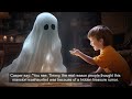 learn english through story the friendly ghost in the haunted mansion english funlearning