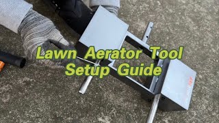 K.D STONEDGE Lawn Aerator Tool Setup Guide