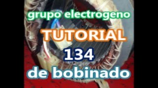 Tutorial 134  Generador Honda EG 6500 CXS bobinado de estator