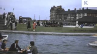 1950s 1960s Redcar Funfair and Roller Rink, 16mm Home Movies