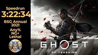 Ghost of Tsushima Speedrun in 3:22:34 - BSG Annual 2021