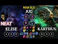 GEN Neat Elise vs Karthus Jungle - KR Patch 10.22