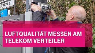 Telekom hilft Darmstadt bei Luftqualitätsmessung