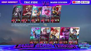 REGULAR SEASON LST S4 MARS LEGION VS TKC FIDE MATCH 2