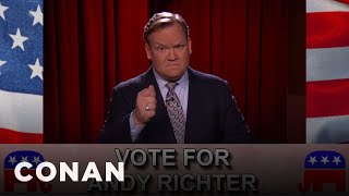 Andy Richter: Republican Presidential Nominee | CONAN on TBS