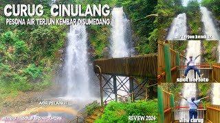 CURUG  CINULANG...!! PESONA AIR TERJUN KEMBAR DI SUMEDANG-ADA PELANGI DICURUG-REVIEW 2024