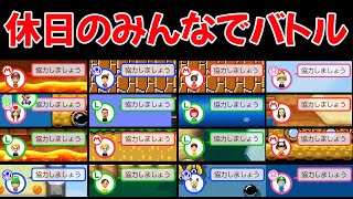 休日のみんなでバトルがヤバすぎるｗｗｗｗ【マリオメーカー2】