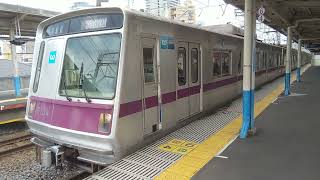 曳舟駅｜東武スカイツリーライン（東京メトロ半蔵門線用営団8000系電車8104F）R6/6。TOKYO METRO on TOBU LINE Hikifune Station JAPAN TRAIN